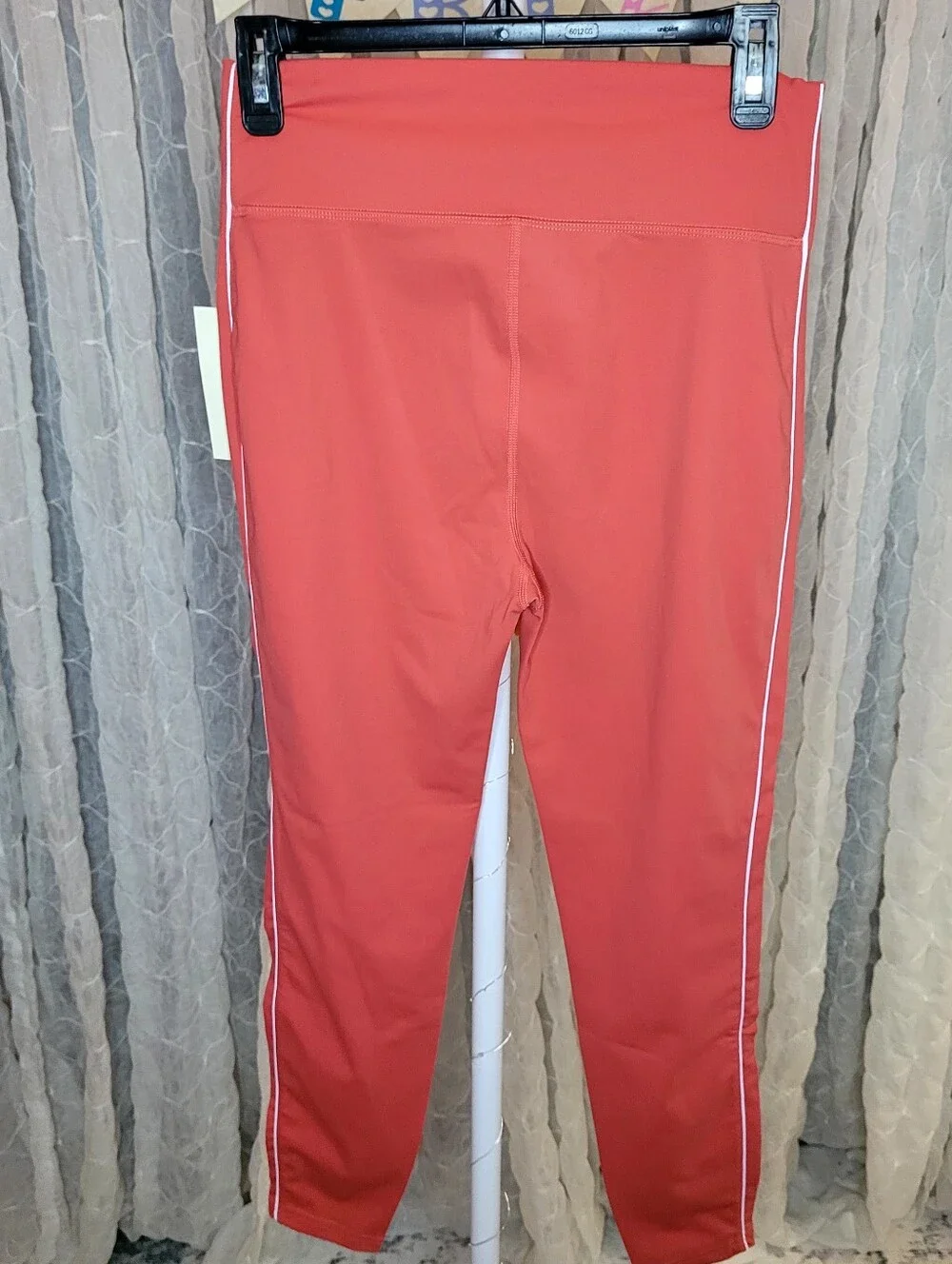 Mono B Peach High Waisted Crop Leggings & Sports Bra Matching Activewear Set